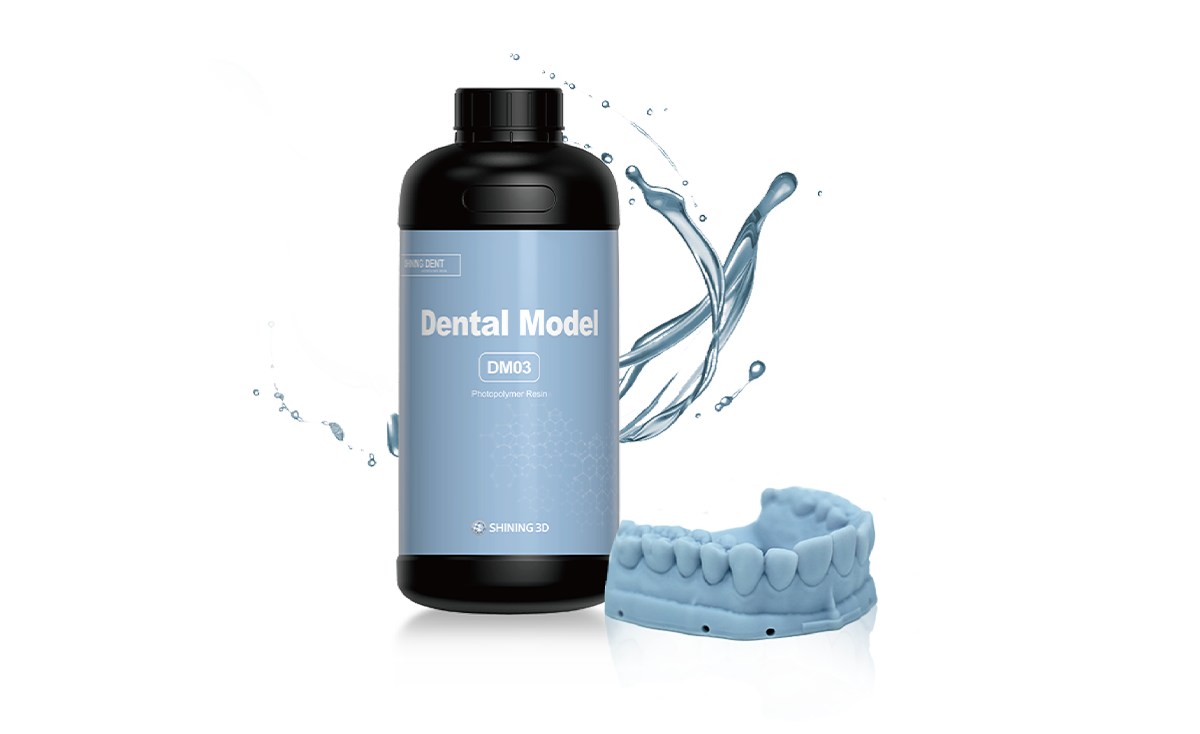 Dental resin for implant model DM03(gray) . Dental model. Ideal choice for printing implant model and separate model