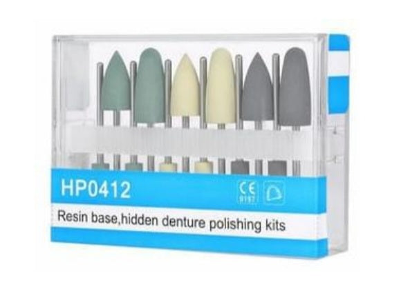 Fraise de polissage de composite, resine . Pour micromoteur de laboratoire dentaire et de cabinet dentaire