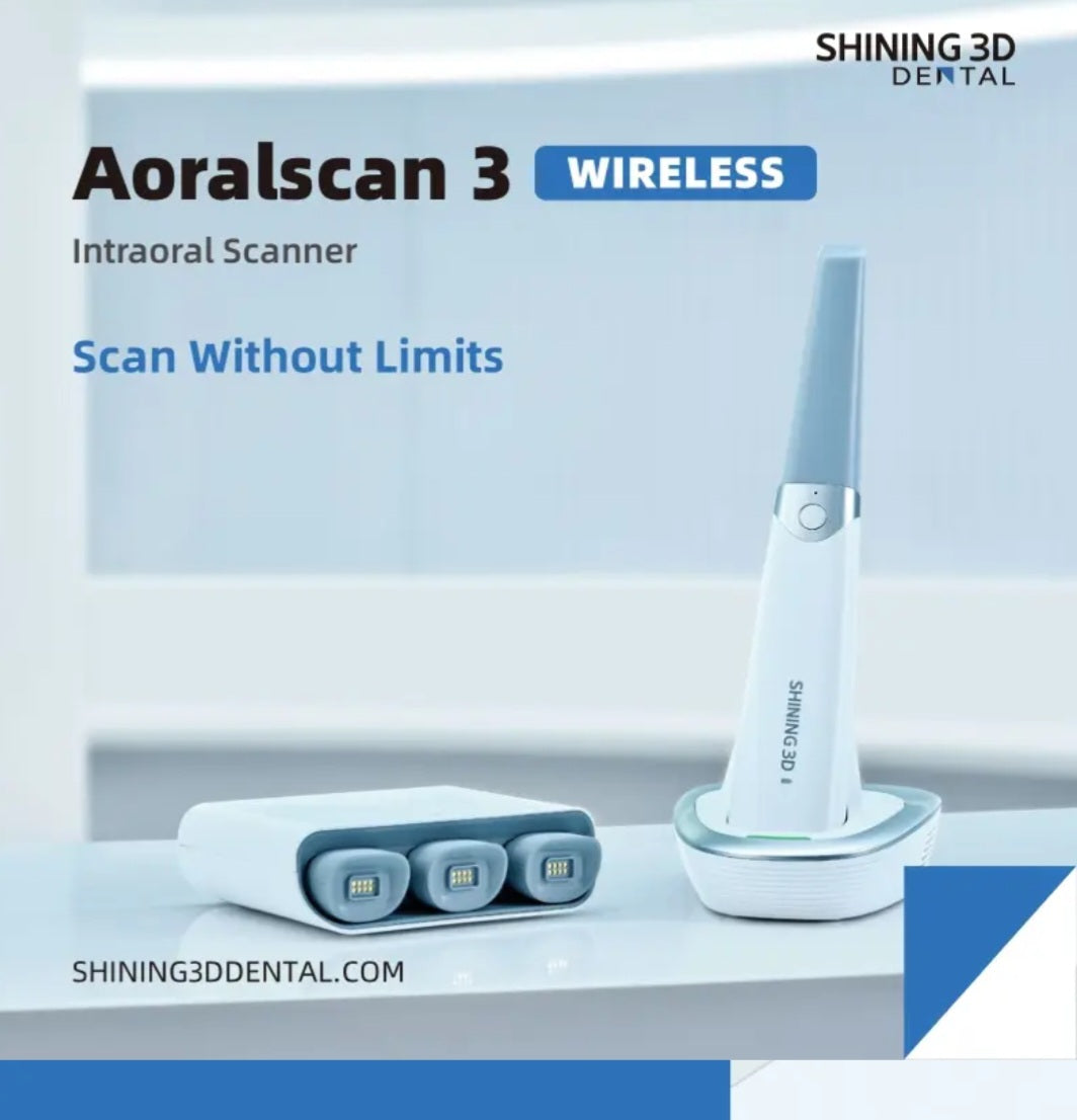 (Copie) wireless dental 3D scanner, shining 3D wireless, oral scan