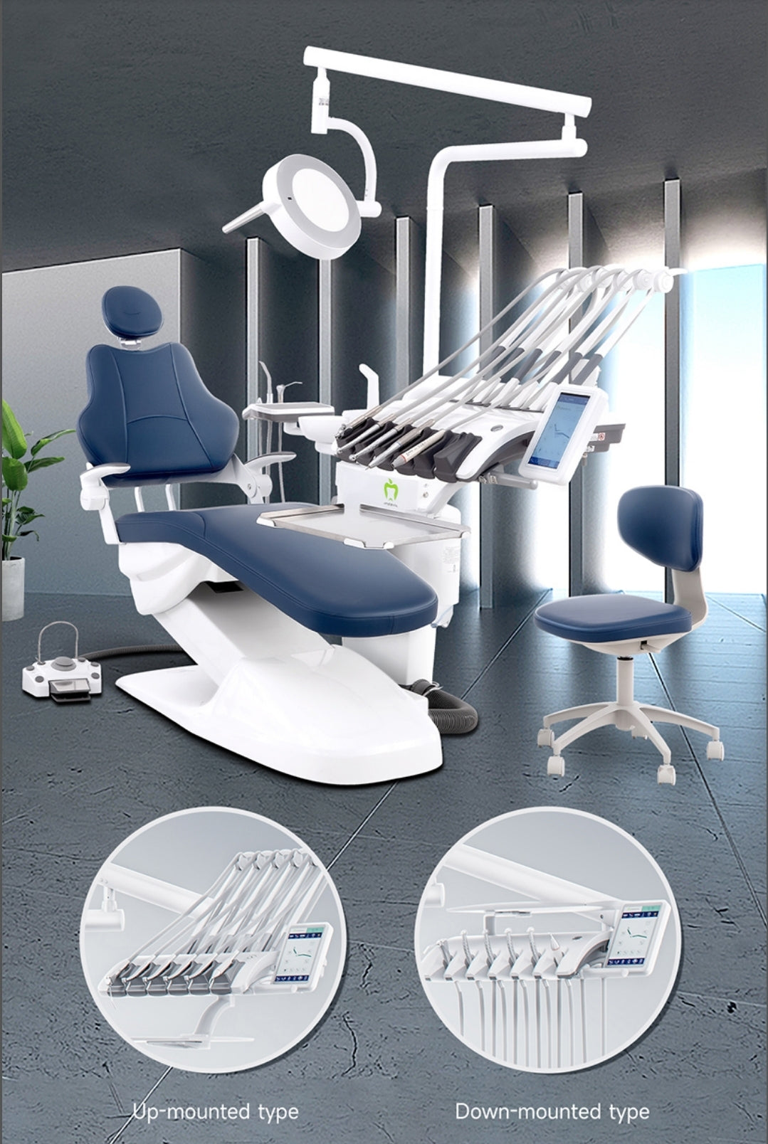 Apple dental chair, dental chair