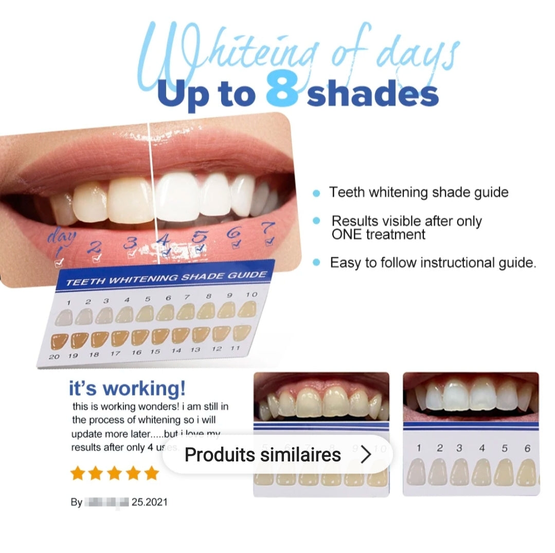 Dental whitenning teeth kit home made first quality