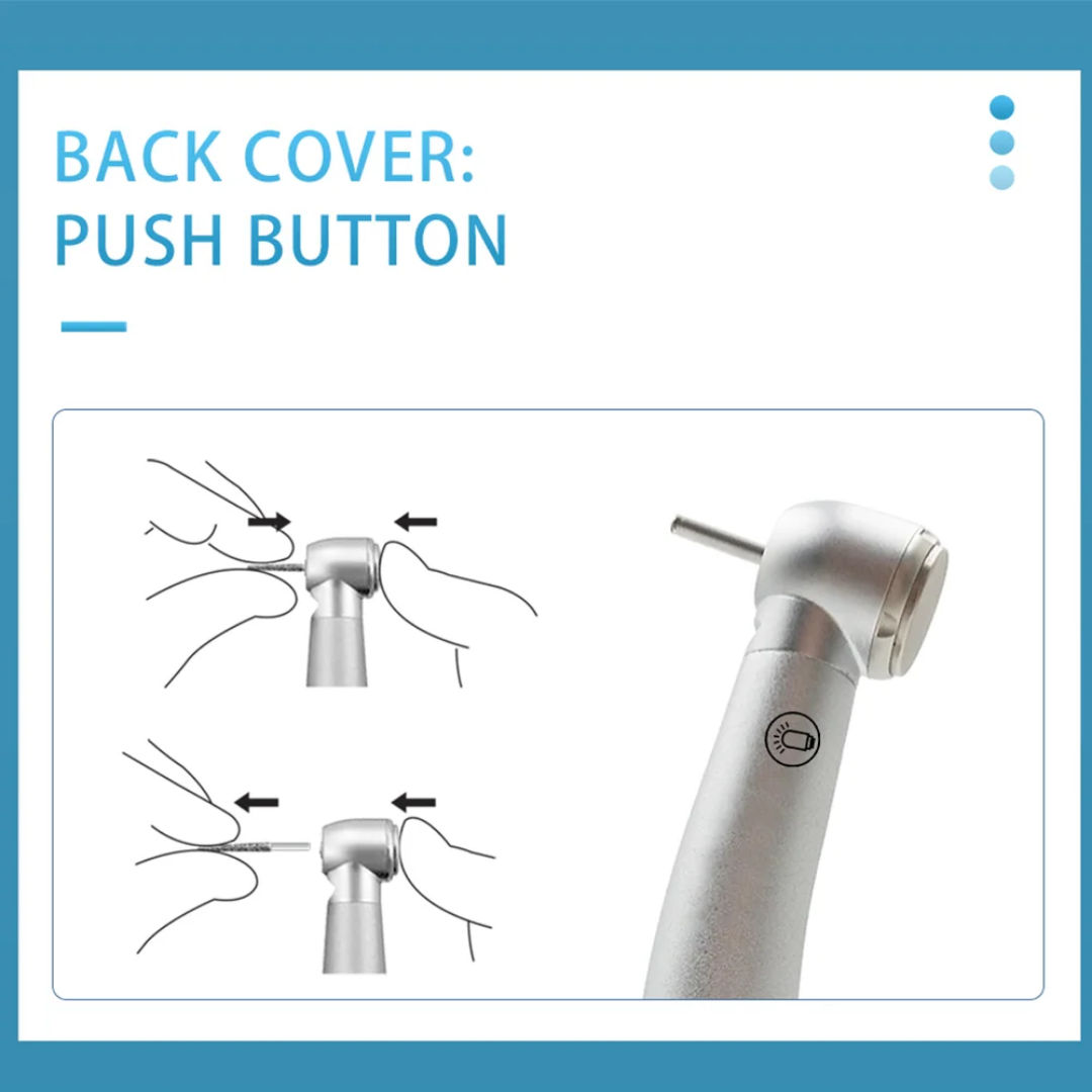 Filer optic Led handpiece dental micromotor handpiece strong  handpiece dental.   Turbine à bibre optic dentaire  haute vitesse.