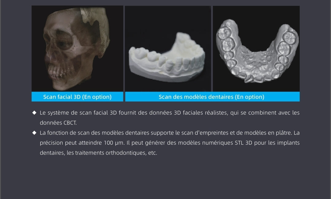 Hires3D serious,professionnalisme 3D dental  cone beam CT  with super large FOV  , CT/PAN/ CEPH