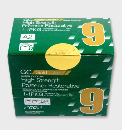 Ciment ionnomère de verre   (CVI) GC 9 . Fugi GC 9