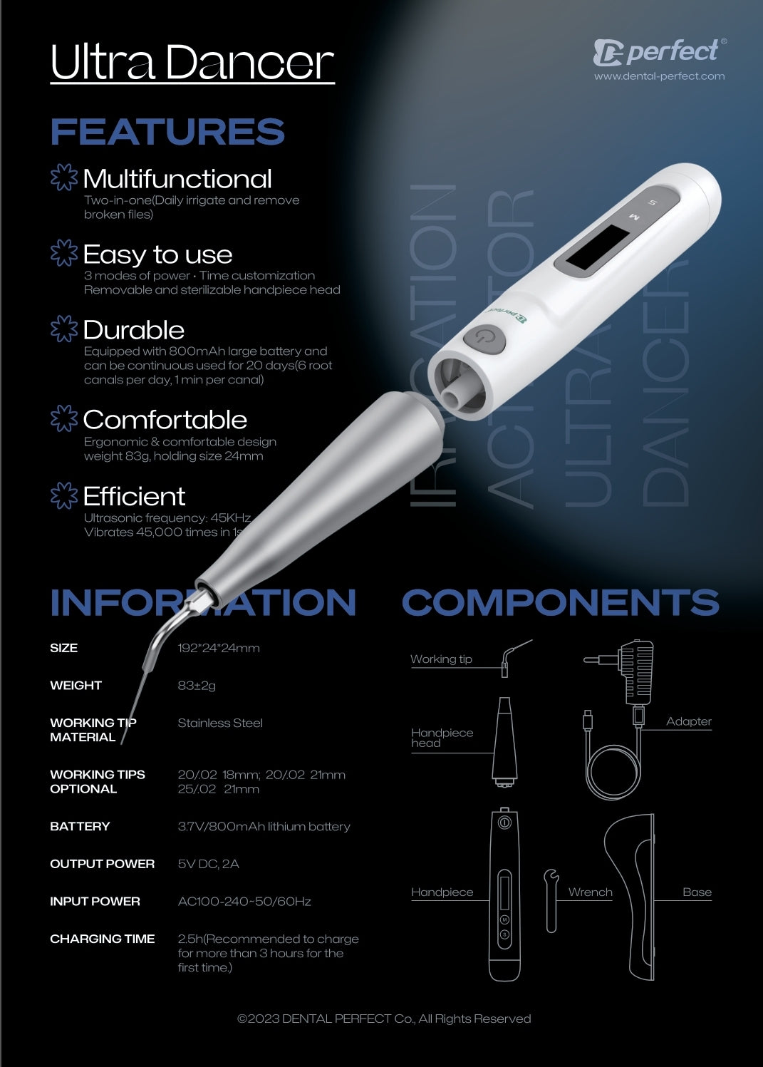 Ultrasound  activator,  ultrasonic endo activate